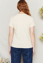 Natural feminine fit basic tee