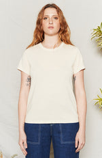 Natural feminine fit basic tee